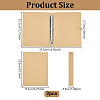 Paper 3-Ring Binder Cover AJEW-WH0643-051-2