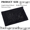 Musical Note Pattern Polyester Mesh Fabric DIY-WH0449-28B-2