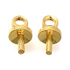 Brass Cup Pearl Peg Bails Pin Pendants KK-H506-10B-G-1