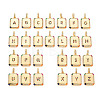 Brass Micro Pave Cubic Zirconia Pendants KK-S354-338-B-NF-1