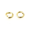 Brass Open Jump Rings KK-V007-004G-09-2