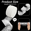 5 Yards Polyester Flower Lace Trim Ribbons SRIB-CY0001-05-2