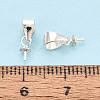 925 Sterling Silver Cup Peg Bails STER-T009-24S-4