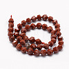 Natural Red Jasper Beads Strands G-F523-27-10mm-2