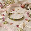 Adjustable Glass Seed Bead Braided Bracelets CW1056-1-3