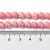 Synthetic Imperial Jasper Dyed Beads Strands G-D077-A01-01F-6