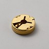 Flat Round Brass Button Covers Settings BUTT-WH0030-73A-2