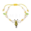 Glass Seed Beads Link Bracelets BJEW-MZ00309-2
