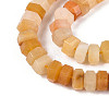 Natural Topaz Jade Beads Strands G-N357-14A-13-4