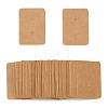 Kraft Paper Jewelry Earring Display Cards CDIS-YW0001-03B-1