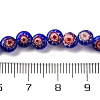 Handmade Millefiori Lampwork Beads Strands LAMP-G164-11A-4