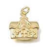 Brass Pendants KK-CBAEEA8-18G-1