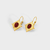 Vintage French Style 304 Stainless Steel Hoop Earrings GS6487-9-1