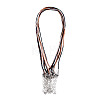 10Pcs Cotton & Metallic Cord Necklace Making NJEW-TAC0057-3