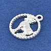 Twelve Constellations Alloy Pendants PALLOY-Q006-01H-S-2