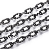 Aluminium Textured Cable Chains CHA-T001-38B-3