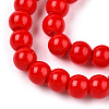 Opaque Solid Color Glass Beads Strands LS-GLAA-T032-P4mm-04-2
