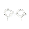 Brass Spring Ring Clasps KK-H532-24B-S-1