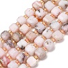 Natural Pink Opal Beads Strands GG-CBAC972-A15-01-2