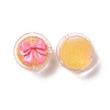 Transparent Resin Cabochons RESI-G029-C05-2