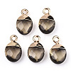 Faceted Glass Charms X-GLAA-N040-007A-2