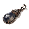 Natural Sodalite Pendants G-H065-01R-08-2