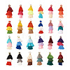 96Pcs 24 Colors Polycotton(Polyester Cotton) Tassel Pendant Decorations FIND-TA0001-27-11