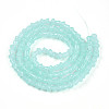 Baking Paint Glass Beads Strands DGLA-N007-01I-2