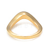 Ion Plating(IP) 304 Stainless Steel Wave Finger Ring for Women RJEW-I096-16G-3