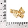 Brass Micro Pave Clear Cubic Zirconia Fold Over Clasps KK-G505-30G-3