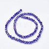 Electroplate Glass Beads Strands EGLA-D020-3x2mm-67-2