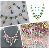 300Pcs 15 Colors Transparent Electroplate Glass Beads Strands EGLA-SP0001-41-7