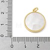 Brass Micro Pave Cubic Zirconia Pendants KK-K298-16G-02-3