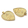 Brass with Cubic Zirconia Pendants KK-K341-35G-3