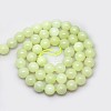 Natural New Jade Beads Strands X-G-G763-09-8mm-1