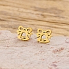 304 Stainless Steel Stud Earrings EJEW-I321-01G-02-1