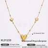 316L Surgical Stainless Steel Link Chain Necklaces for Women FS-WGE9B28-09-2