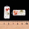 Epoxy Resin Pendants RESI-T058-02I-5