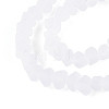 Frosted Transparent Glass Beads Strands GLAA-N016-4mm-11-3