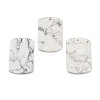 Natural Howlite Pendants G-K354-14I-1