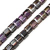 Electroplate Glass Beads Strands EGLA-B011-07A-HP02-1