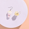 Resin Food Model Dangle Earrings PW-WG50B0B-01-4