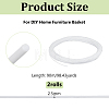 90M Round Plastic Rattan Cord OCOR-WH0077-134C-2