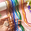 23 Strands 23 Colors Electroplate Glass Beads Strands EGLA-TA0013-80C-7
