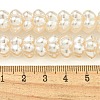 Transparent Spray Painted Glass Beads Strands GLAA-P066-01C-5