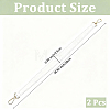 2Pcs PU Leather Bag Handles FIND-CL0002-16B-2