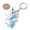 Cartoon Unicorn PVC Plastic Keychain KEYC-JKC00679-3