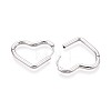 304 Stainless Steel Hoop Earrings STAS-T074-53P-2