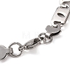 Tarnish Resistant 304 Stainless Steel Mariner Link Chain Bracelets BJEW-B078-54P-3