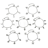 7Pcs Alloy Charm Bracelets BJEW-JB13656-3
